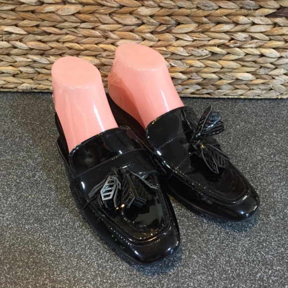 Nine West Black Patent “Static” Slip On Loafers - Picture 10 of 14